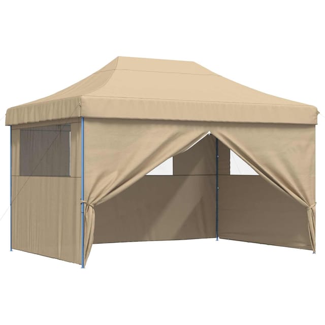 vidaXL Party-Zelt Beige 279 x 410 x 315 cm Oxford-Stoff 42023599
