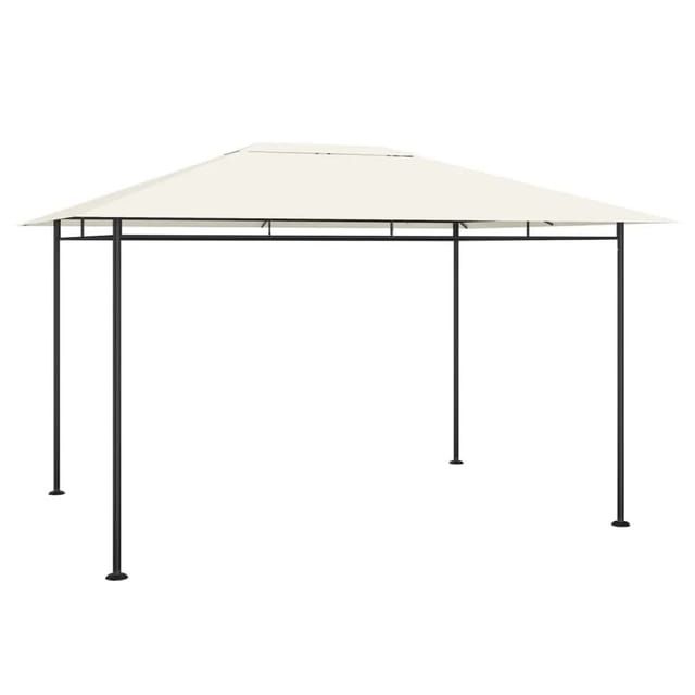vidaXL Pavillon 384x281x270 cm Creme 180 g/m² 313921