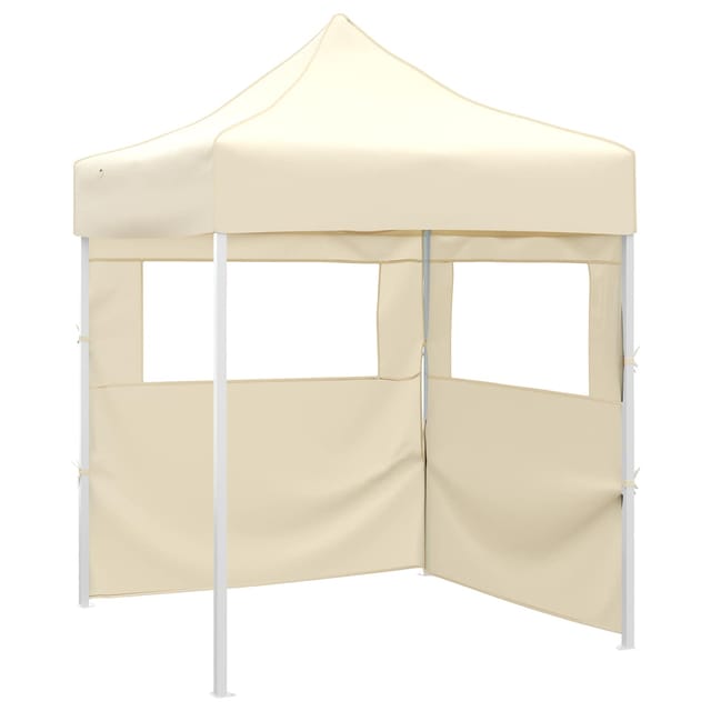 vidaXL Party-Zelt Creme 200 x 200 x 315 cm Oxford-Stoff 42023519