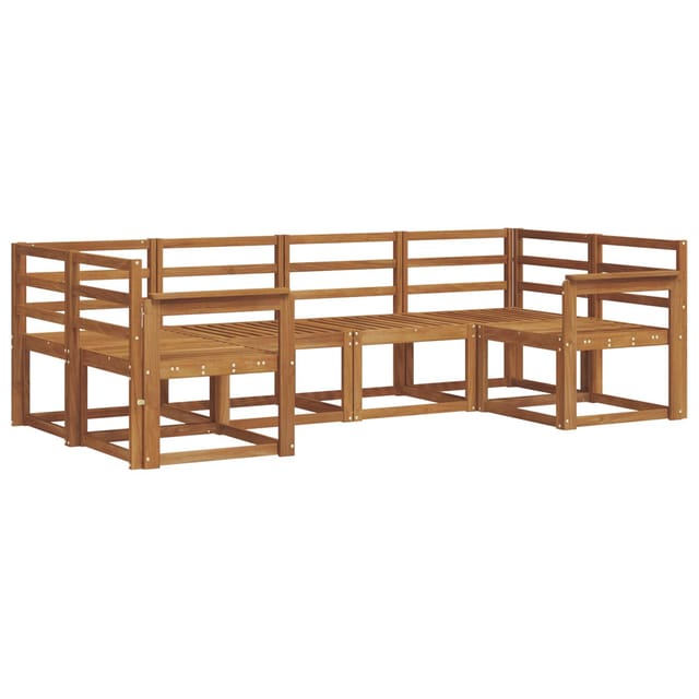 vidaXL Outdoor-Sofagarnitur 6-Tlg Natur Massivholz Akazie 3366872