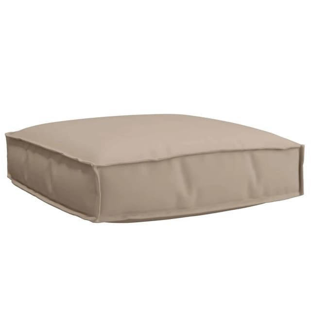 vidaXL Kissen Taupe 60 x 60 x 12 cm Oxford-Stoff 42001493