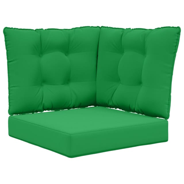 vidaXL Sofakissen für Draußen 3-Tlg Grün Polyester 900800