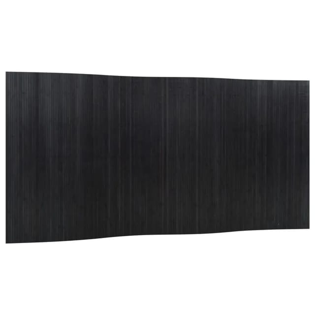 vidaXL Paravent Schwarz Breite 400 cm Höhe 165 cm Bambus 376997