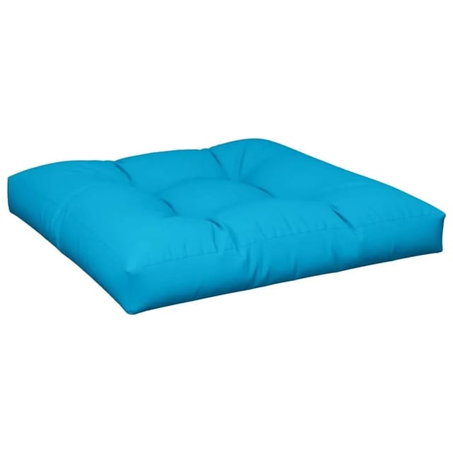vidaXL Palettenkissen Blau 70x70x12 cm Stoff 360473