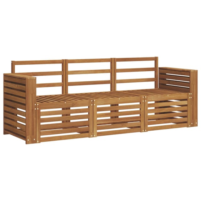 vidaXL Sofagarnituren 3-Tlg Natur Massivholz Akazie 3374294