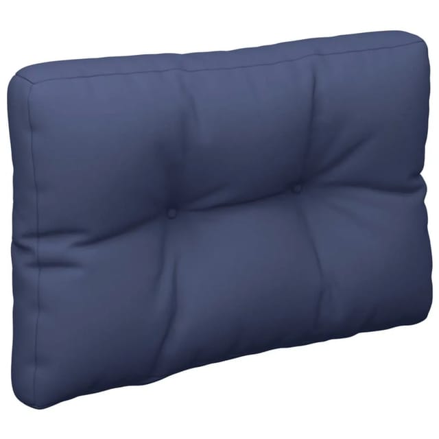 vidaXL Palettenkissen Marineblau 60x40x12 cm Stoff 377966