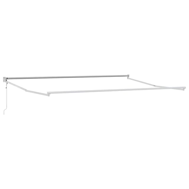 vidaXL Elektrisches Markisenrahmen Weiß 4 x 2 m Aluminium 42024182