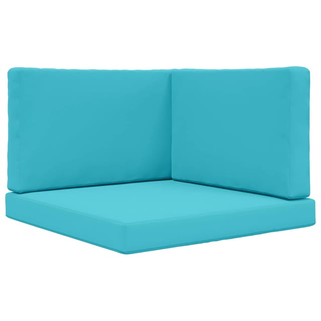 vidaXL Sofakissen für Draußen 3-Tlg Türkis Polyester 900879