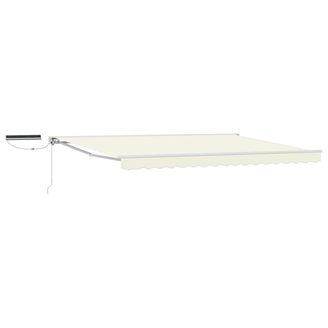 vidaXL Elektrische Ausziehbare Markise Creme 4 x 3,5 m 3421827