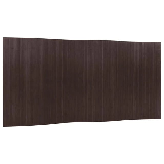 vidaXL Paravent Dunkelbraun Breite 400 cm Höhe 165 cm Bambus 377002