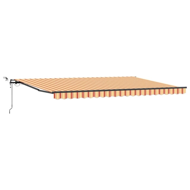 vidaXL Markisenstoff mit Gelb und Orange 500 x 350 cm Polyester 3331492