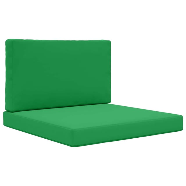 vidaXL Sofakissen für Draußen 2-Tlg Grün Polyester 900834
