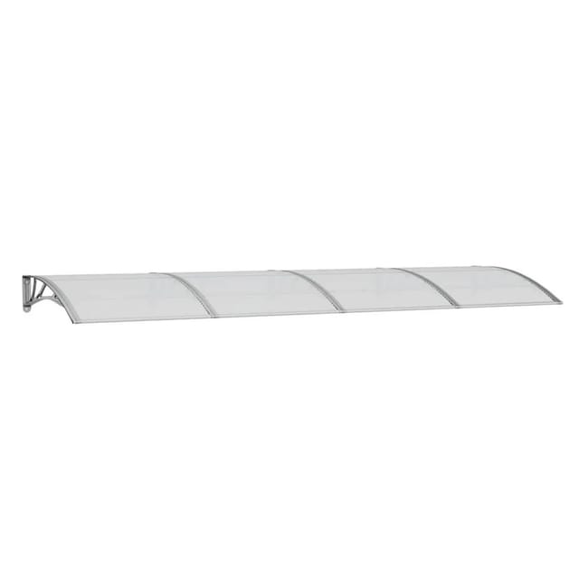 vidaXL Türvordach Grau 350 x 100 cm Polycarbonat 153595