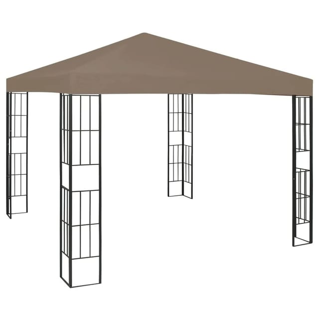 vidaXL Pavillon 3x3 m Taupe 312257