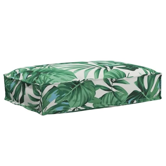 vidaXL Kissen Blatt Blattmuster 60 x 40 x 8 cm Oxford-Stoff 42001616