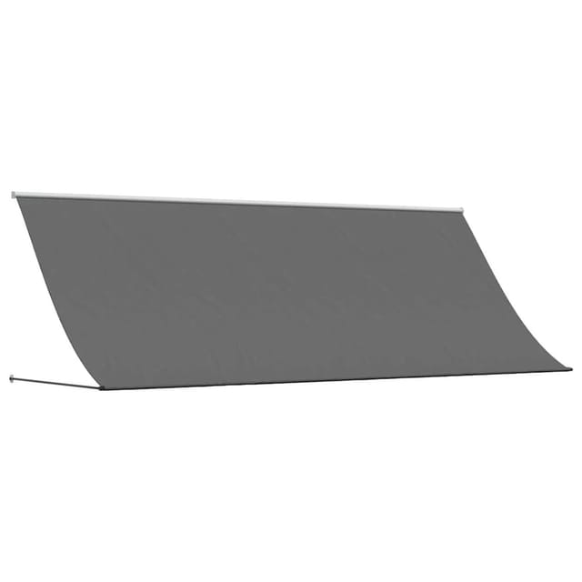 vidaXL Markise Einziehbar Anthrazit 350x150 cm Stoff und Stahl 368755