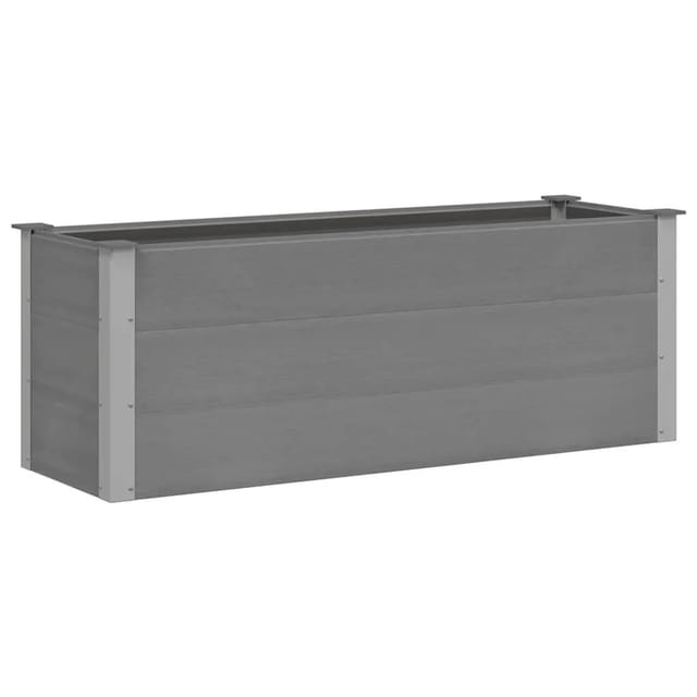 vidaXL Garten-Hochbeet WPC 150 x 50 x 54 cm Grau 43607