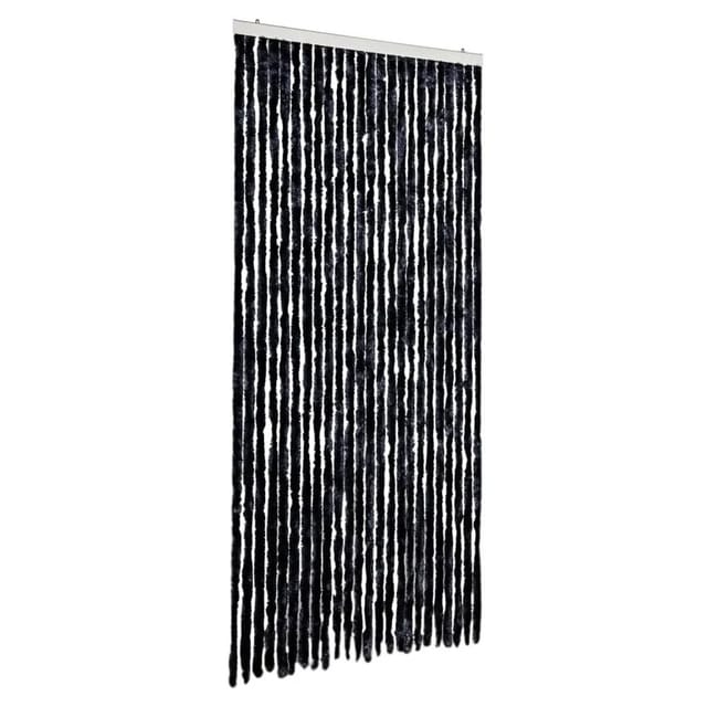 vidaXL Fliegenvorhang Anthrazit 100x200 cm Chenille 377381