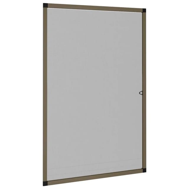 vidaXL Insektenschutz für Fenster Braun 90x120 cm 153835