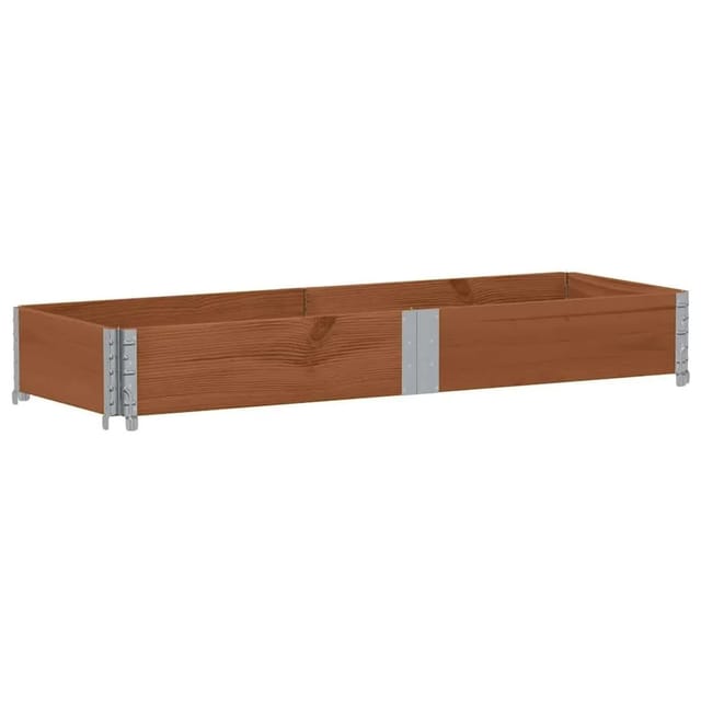 vidaXL Pflanzkasten Braun 150x50 cm Massivholz Kiefer 3295406