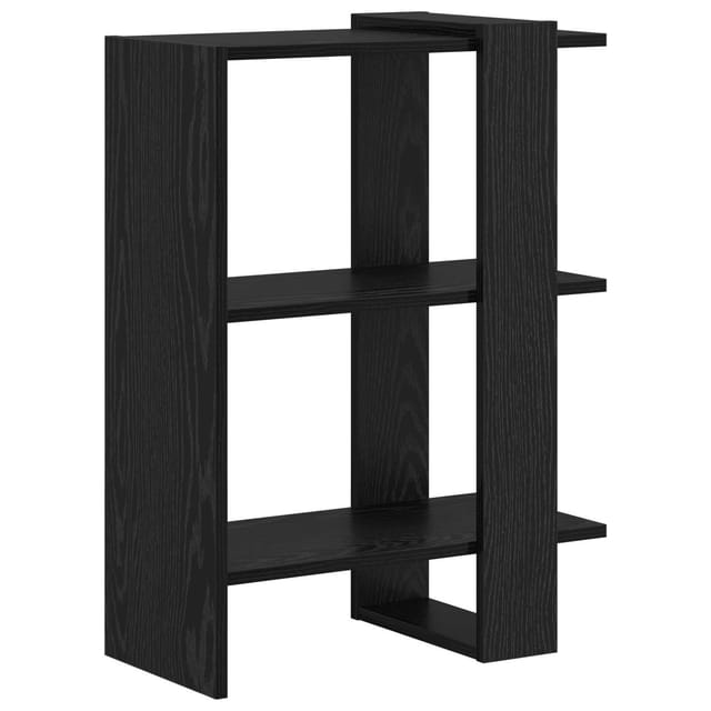 vidaXL Bücherregal Schwarz Eichen-Optik 52 x 25 x 71,5 cm 892400