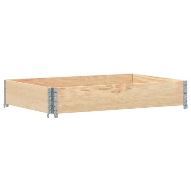vidaXL Pflanzkasten 120x80 cm Massivholz Kiefer 3295843