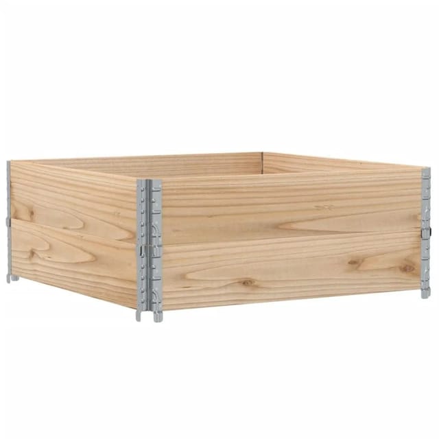 vidaXL Pflanzkasten 100x100 cm Massivholz Kiefer 3295399