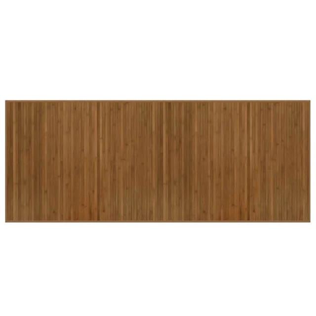 vidaXL Teppich Rechteckig Braun 80x200 cm Bambus 376908
