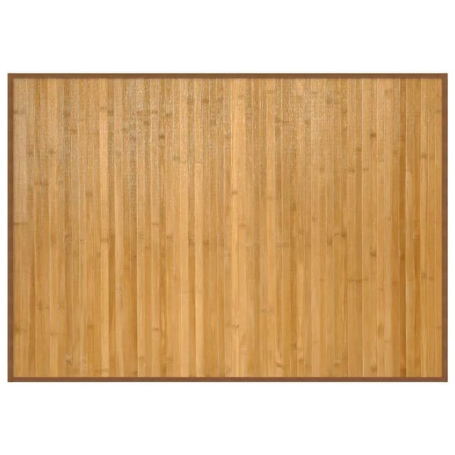 vidaXL Teppich Rechteckig Natur 70x100 cm Bambus 376865