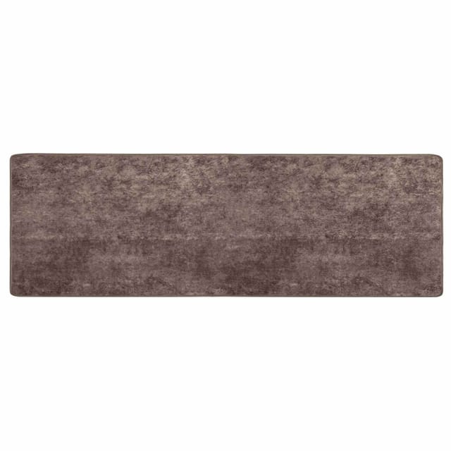 vidaXL Teppichläufer MARSA Grau 250 x 80 cm Polyester und PVC 42023193