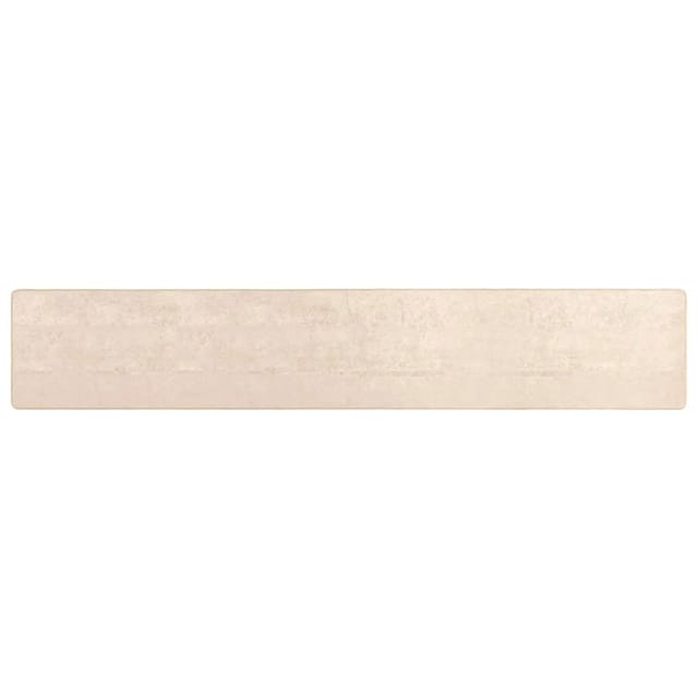 vidaXL Teppichläufer MARSA Creme 450 x 100 cm Polyester und PVC 42023067