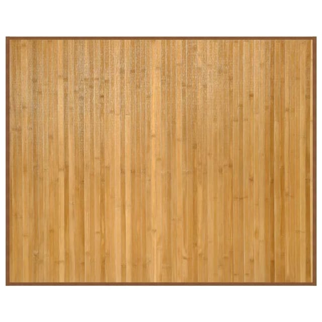 vidaXL Teppich Rechteckig Natur 80x100 cm Bambus 376901