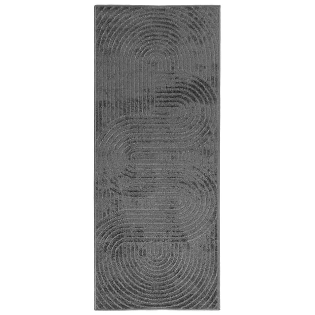 vidaXL Bereichsteppiche PALMERAS Anthrazit 150 x 80 cm Polyester 42022609