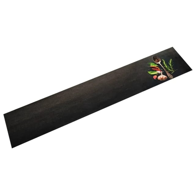 vidaXL Küchenteppich Waschbar Gewürze 60x300 cm Samt 4005613