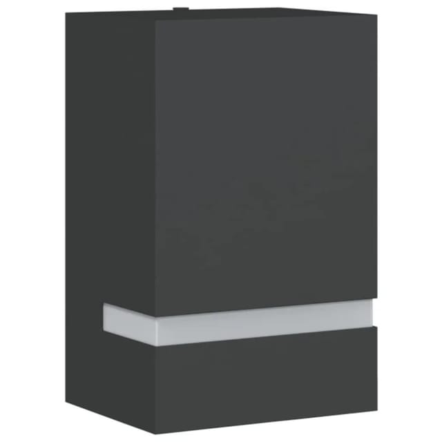 vidaXL Außenwandleuchte Schwarz Edelstahl 4006333