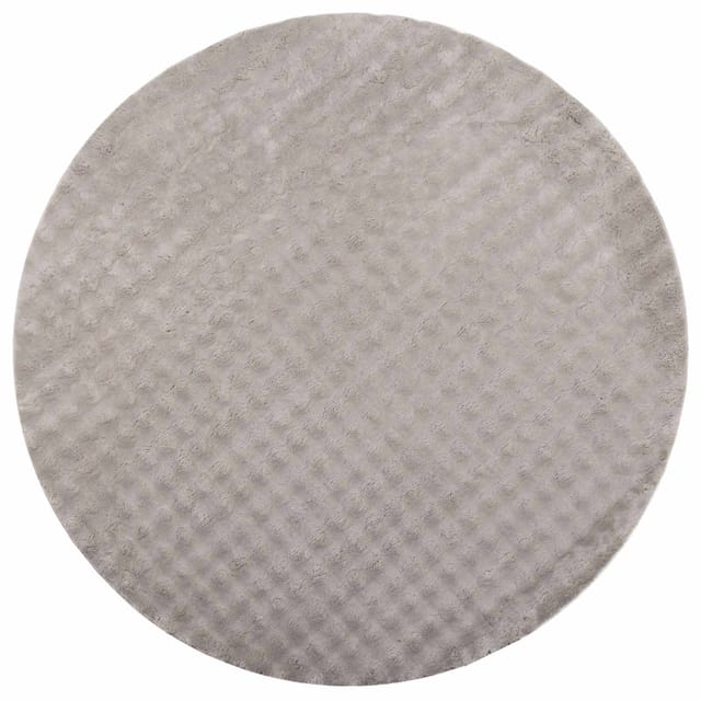 vidaXL Bereichsteppiche Rund SIROLO Sand Ø 120 CM Polyester 42022762