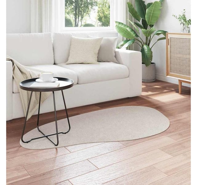 vidaXL Bereichsteppiche HUARTE Sand 80 x 150 cm Polyester 4103775