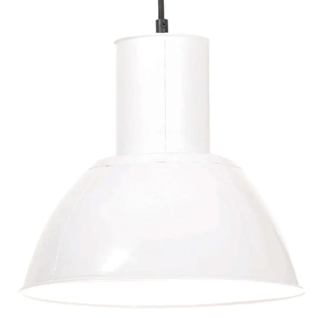 vidaXL Hängelampe 25 W Weiß Rund 28,5 cm E27 320570
