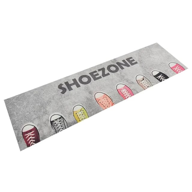 vidaXL Küchenteppich Waschbar Shoezone 45x150 cm Samt 136561