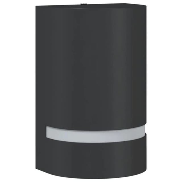 vidaXL Außenwandleuchte Schwarz Aluminiumdruckguss 4006330