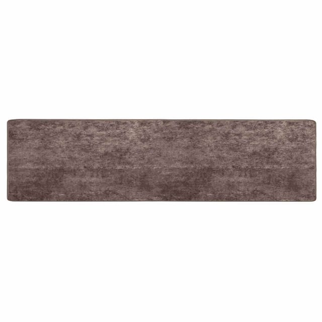 vidaXL Teppichläufer MARSA Grau 400 x 80 cm Polyester und PVC 42023195