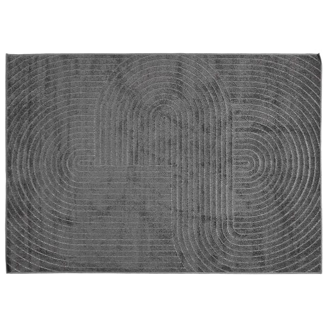 vidaXL Bereichsteppiche PALMERAS Anthrazit 200 x 140 cm Polyester 42022612