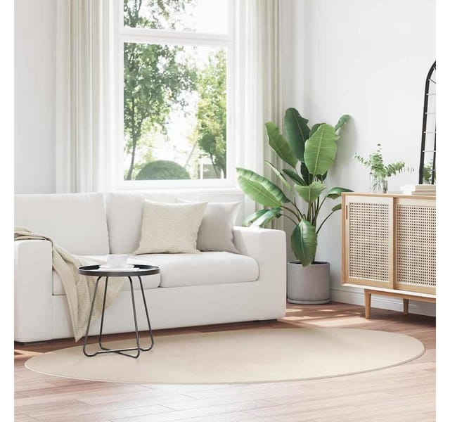 vidaXL Bereichsteppiche HUARTE Beige 160 x 230 cm Polyester 4103667