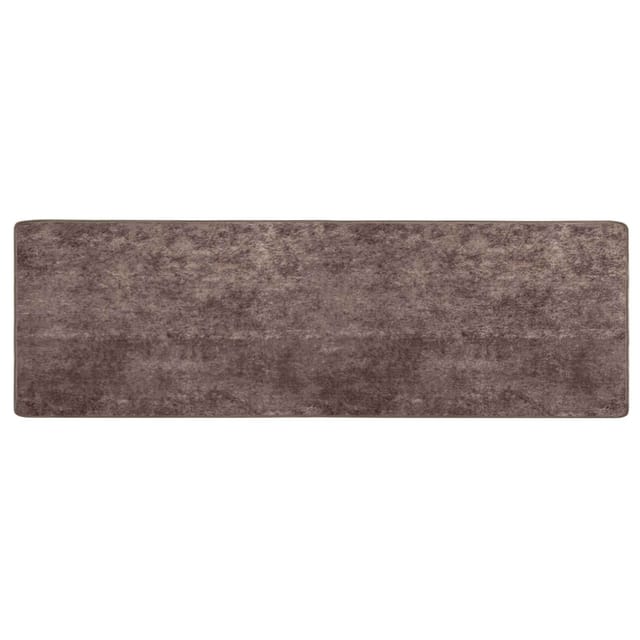 vidaXL Teppichläufer MARSA Grau 350 x 100 cm Polyester und PVC 42023202