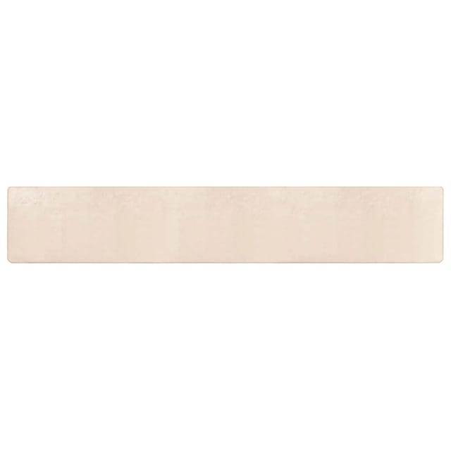 vidaXL Teppichläufer MARSA Creme 400 x 50 cm Polyester und PVC 42023050