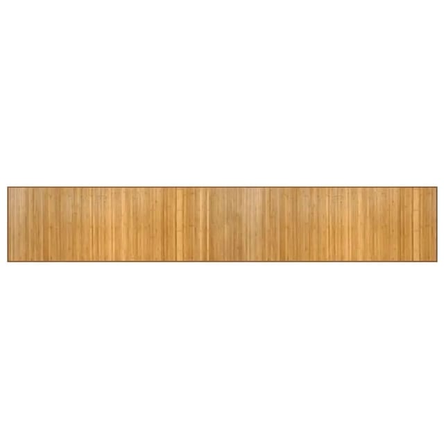 vidaXL Teppich Rechteckig Natur 70x400 cm Bambus 376883