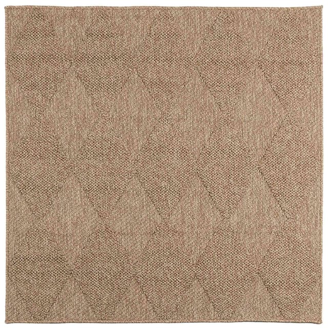 vidaXL Bereichsteppiche Quadratisch AGIRA Natur 120 x 120 cm Polyester 42022554