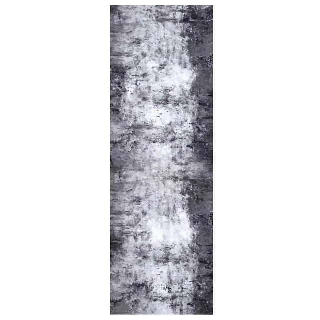 vidaXL Küchen Teppich Grau 180 x 60 cm Samt 42013416