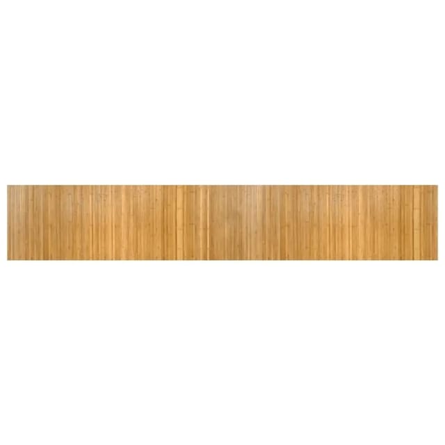 vidaXL Teppich Rechteckig Natur 60x400 cm Bambus 376727
