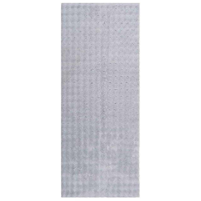 vidaXL Bereichsteppiche Rechtwinklig SIROLO Grau 200 x 80 cm Polyester 42022766